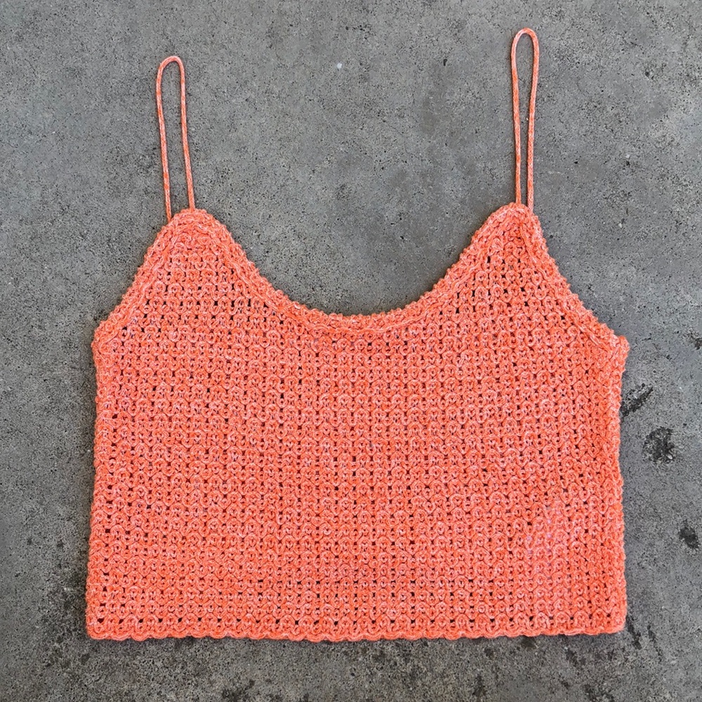 Zara Coral Knit Tank